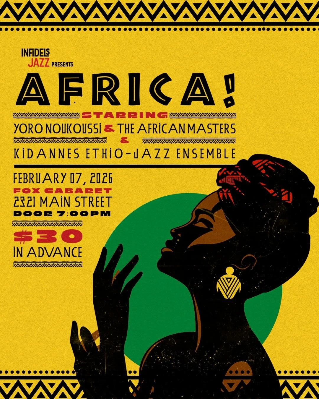 Infidels Jazz Presents: Africa! Ft. Yoro Noukoussi & The African